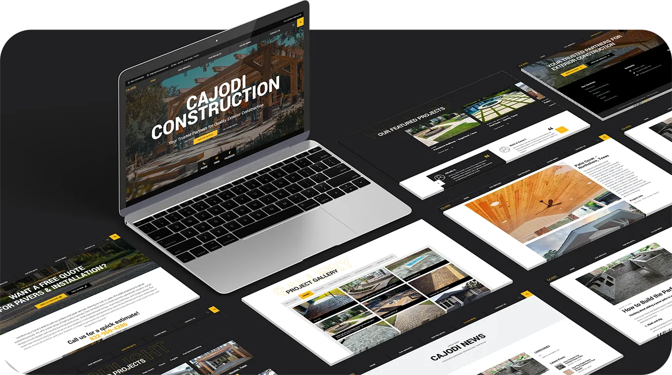 Construction CMS Website